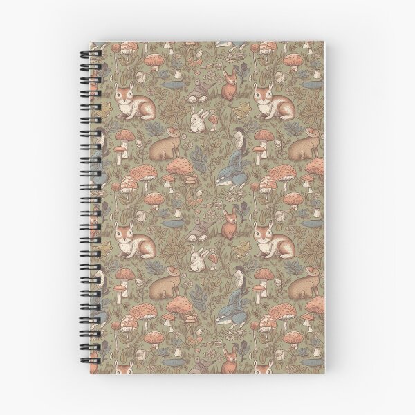 Item preview, Whimsical woodland pattern designed and sold by PatternSummit.