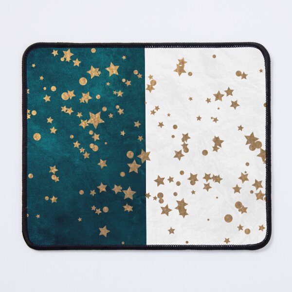 Item preview, Teal and White Textured Background With Stars designed and sold by KatsCanvas.