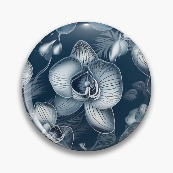 Item preview, Silver Orchid Pattern designed and sold by RooArtistry.
