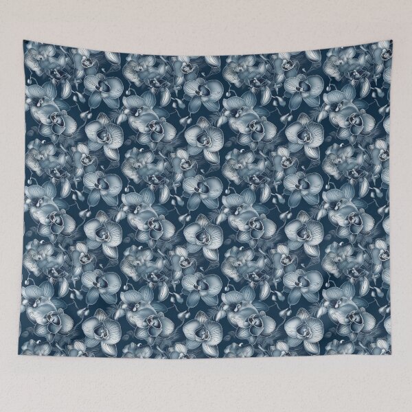 Item preview, Silver Orchid Pattern designed and sold by RooArtistry.
