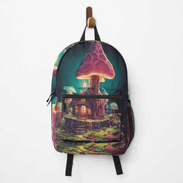 Item preview, Majestic world of magic Mushrooms and cute houses designed and sold by Piotrek0001.