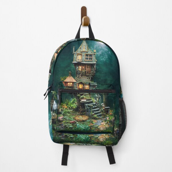 Item preview, Majestic world of magic Mushrooms and cute houses designed and sold by Piotrek0001.