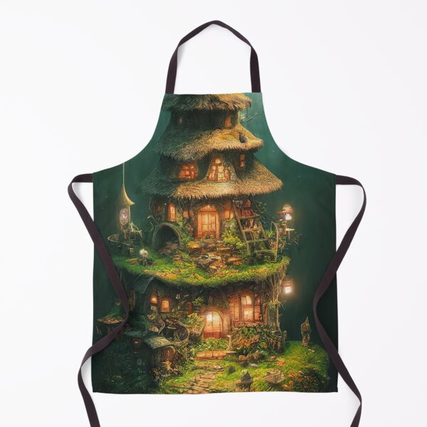 Item preview, Majestic world of magic Mushrooms and cute houses designed and sold by Piotrek0001.
