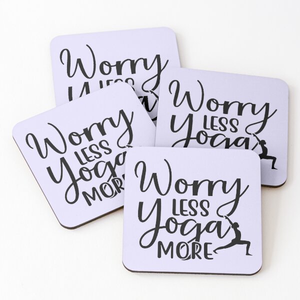 Item preview, Refranes de yoga Preocúpate menos Yoga Más citas motivacionales designed and sold by SoccaTamam.