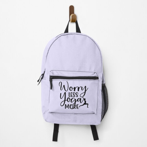Item preview, Yoga Saying Worry Less Yoga More Motivational Quotes designed and sold by SoccaTamam.