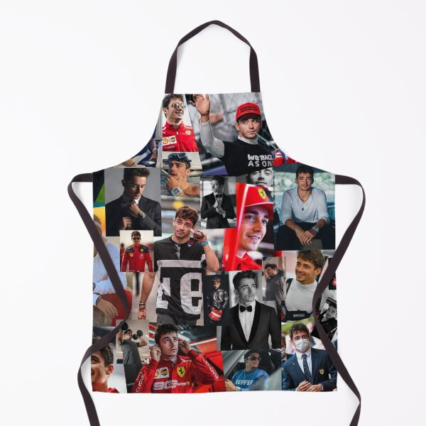 Item preview, Charles Leclerc Monacan motorsports racing driver Collage designed and sold by CollageHeaven.