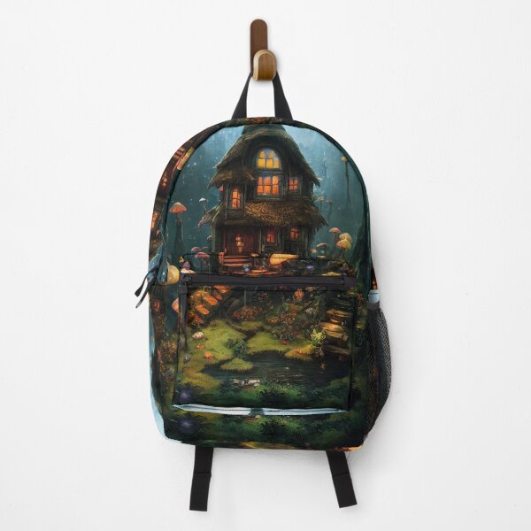 Item preview, Majestic world of magic Mushrooms and cute houses designed and sold by Piotrek0001.