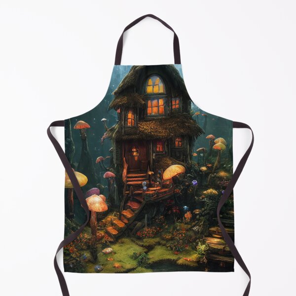 Item preview, Majestic world of magic Mushrooms and cute houses designed and sold by Piotrek0001.