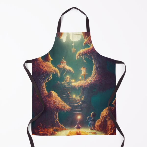 Item preview, Majestic world of magic Mushrooms and cute houses designed and sold by Piotrek0001.