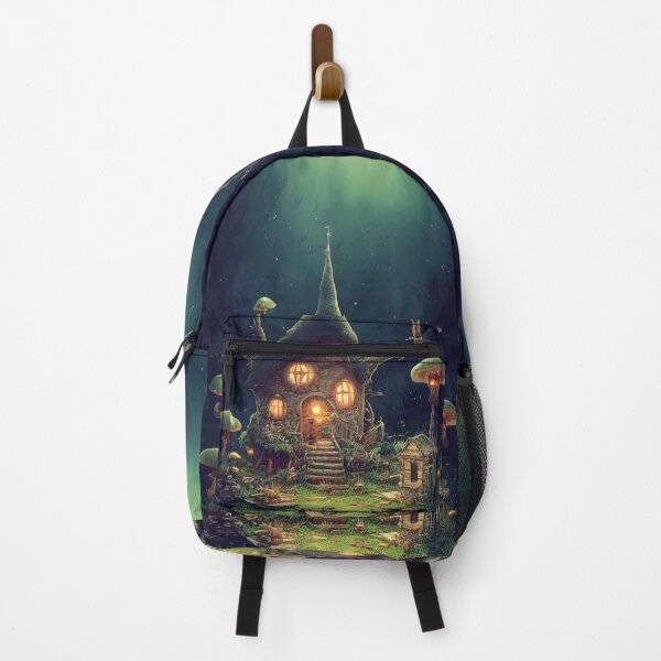 Item preview, Majestic world of magic Mushrooms and cute houses designed and sold by Piotrek0001.