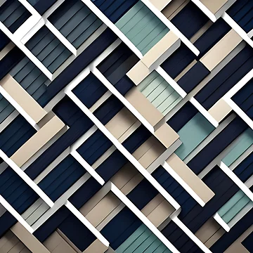 Artwork thumbnail, Geometric pattern by StrepckPatterns