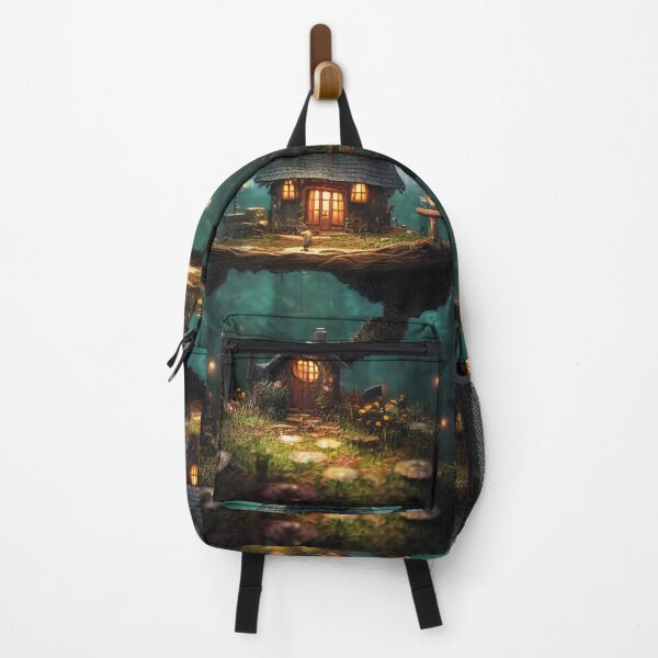 Item preview, Majestic world of magic Mushrooms and cute houses designed and sold by Piotrek0001.
