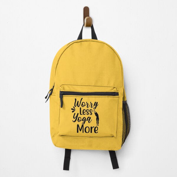 Item preview, Yoga Sayings Worry Less Yoga More Motivational Quote designed and sold by SoccaTamam.