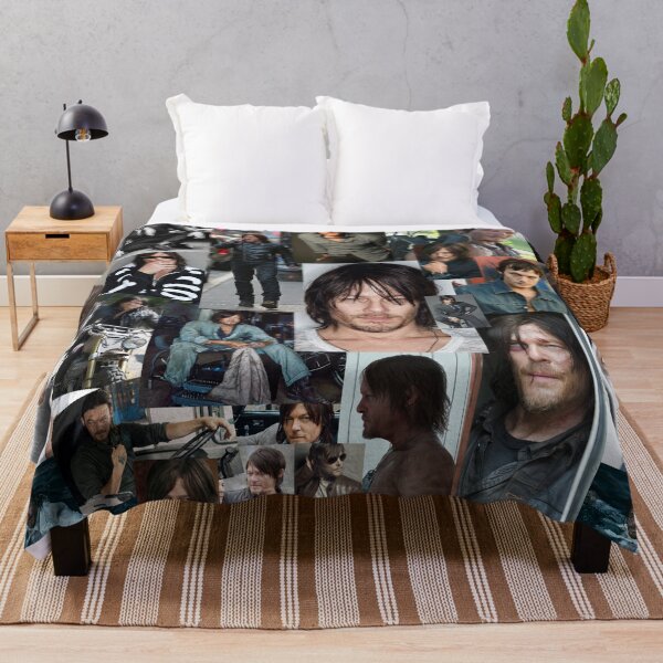 Vista previa del artículo con la obra «Collage de fotografías aleatorias y variadas creado por un fan de Norman Reedus», diseñado y vendido por CollageHeaven.