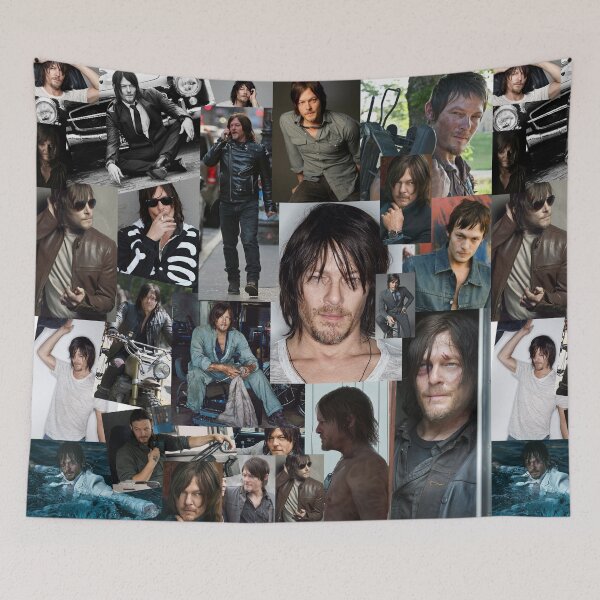Item preview, Norman Reedus Fan Made Assorted Random Photo Collage designed and sold by CollageHeaven.