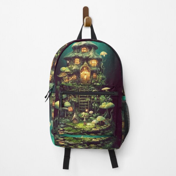 Item preview, Majestic world of magic Mushrooms and cute houses designed and sold by Piotrek0001.