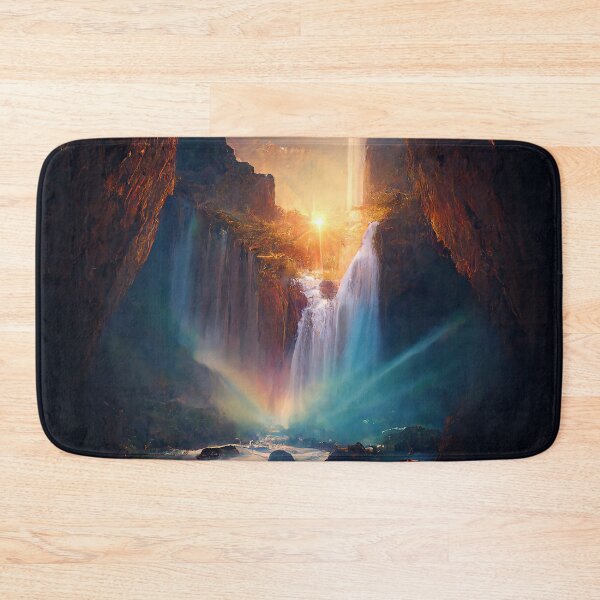 Item preview, Crystalized Waterfall at Sunrise designed and sold by CharlesScottArt.