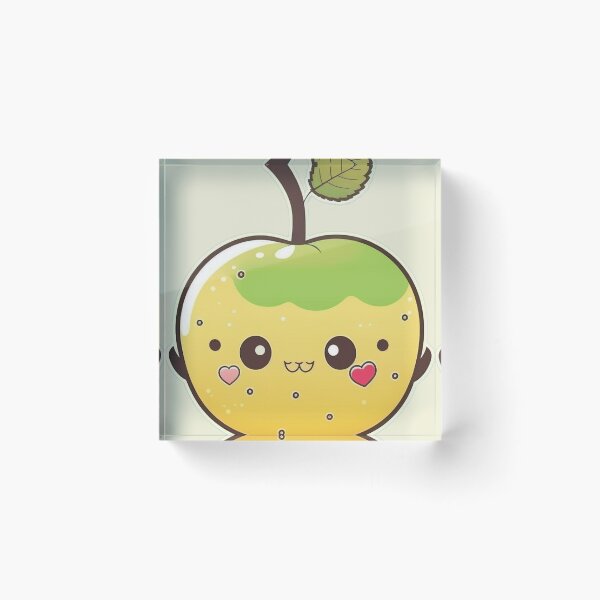 Item preview, Cute apple with love hearts designed and sold by NxtGenArt.