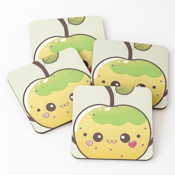 Item preview, Cute apple with love hearts designed and sold by NxtGenArt.