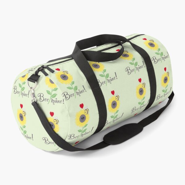Item preview, Bee mine, bee sunflower love on green designed and sold by QuirkyBeez.