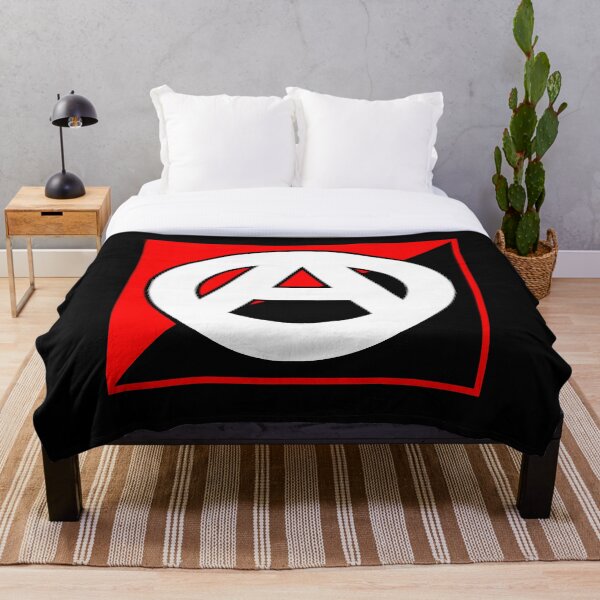 Item preview, Anarchy Symbol on Anarchist Flag--Anarcho-Syndicalism/Anarcho-Communism Red designed and sold by SCHPiDAUU.