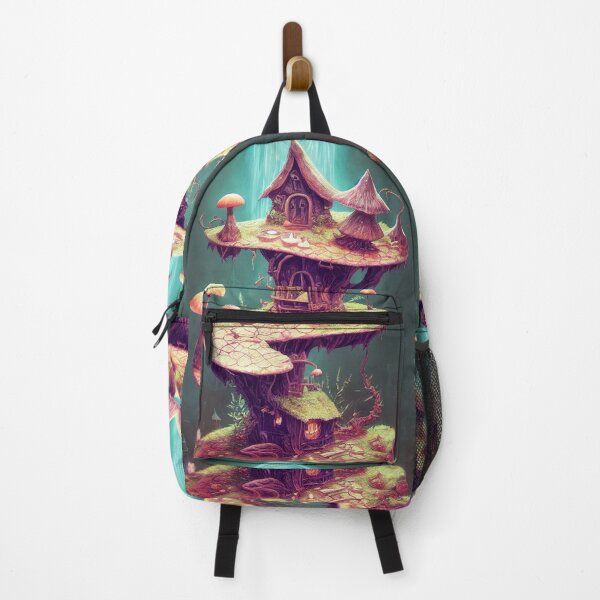 Item preview, Majestic world of magic Mushrooms and cute houses designed and sold by Piotrek0001.