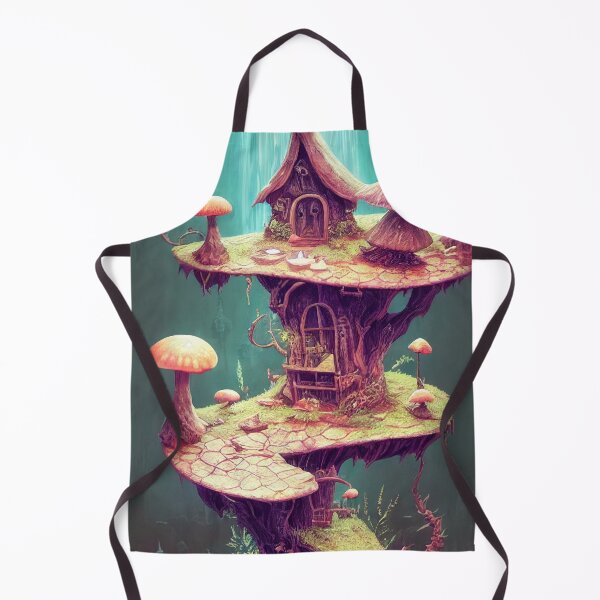 Item preview, Majestic world of magic Mushrooms and cute houses designed and sold by Piotrek0001.
