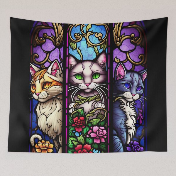 Aperçu de l'œuvre Colorful Kitten Trio créée et vendue par OccultDreams.