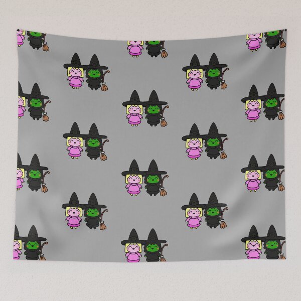 Item preview, Wicked The Musical Kawaii Glinda &  Elphaba Wicked Witch designed and sold by ArtfulDodger9.