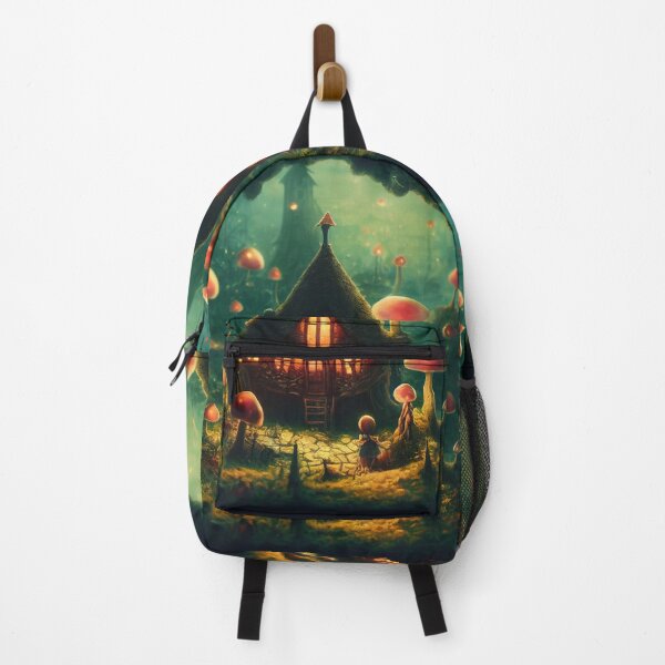 Item preview, Majestic world of magic Mushrooms and cute houses designed and sold by Piotrek0001.