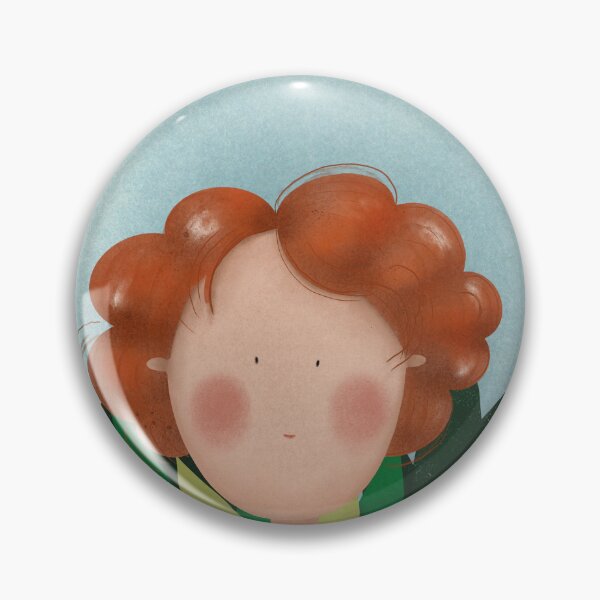 Item preview, Mara the red hair girl poses in the garden designed and sold by alisonsadler.