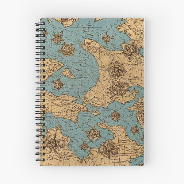 Item preview, Throw Pillow With An Ancient Imaginary Map Illustration designed and sold by Sowari-Pillows.