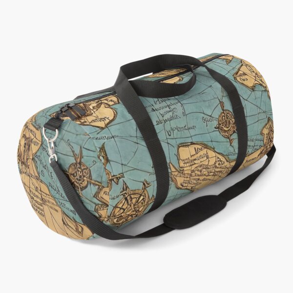 Item preview, Throw Pillow With An Ancient Imaginary Map Illustration designed and sold by Sowari-Pillows.