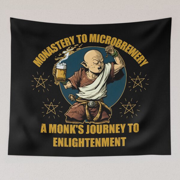 Item preview, Monastery to microbrewery - drunken monk designed and sold by SidTastic .