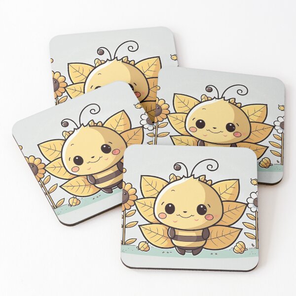 Item preview, Cute bee on sunflower designed and sold by NxtGenArt.