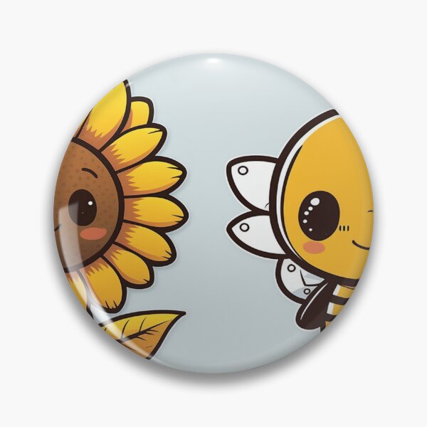 Item preview, Super cute bee with sunflower friend designed and sold by NxtGenArt.