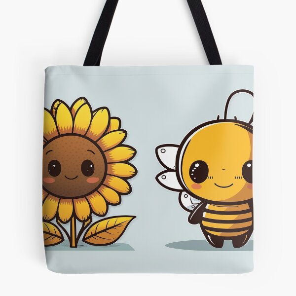 Item preview, Super cute bee with sunflower friend designed and sold by NxtGenArt.