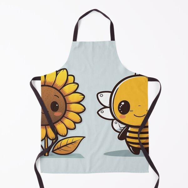 Item preview, Super cute bee with sunflower friend designed and sold by NxtGenArt.