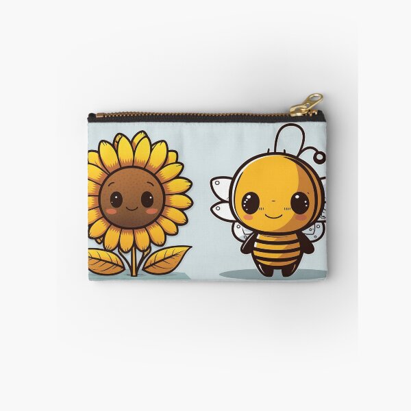 Item preview, Super cute bee with sunflower friend designed and sold by NxtGenArt.