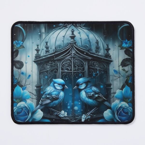Item preview, Gothic Blue Birds designed and sold by Nocturne  Paws.