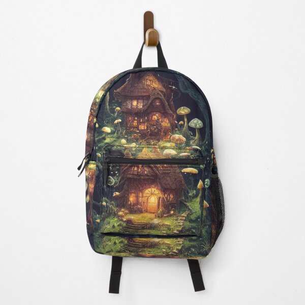 Item preview, Majestic world of magic Mushrooms and cute houses designed and sold by Piotrek0001.