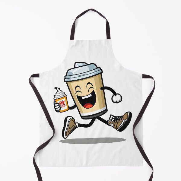 Item preview, Coffee Cup Running with a Takeaway Coffee in Hand designed and sold by StickeryPickery.