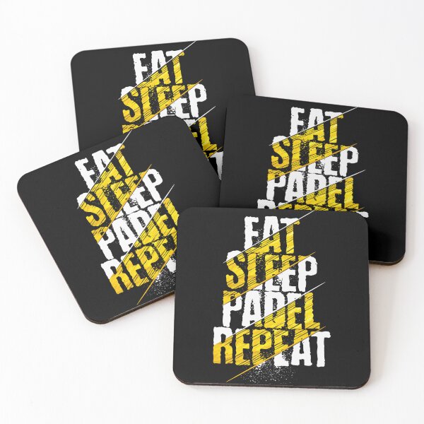 Item preview, Eat Sleep Padel Repeat Funny Paddle Tennis Player designed and sold by grinta2021.