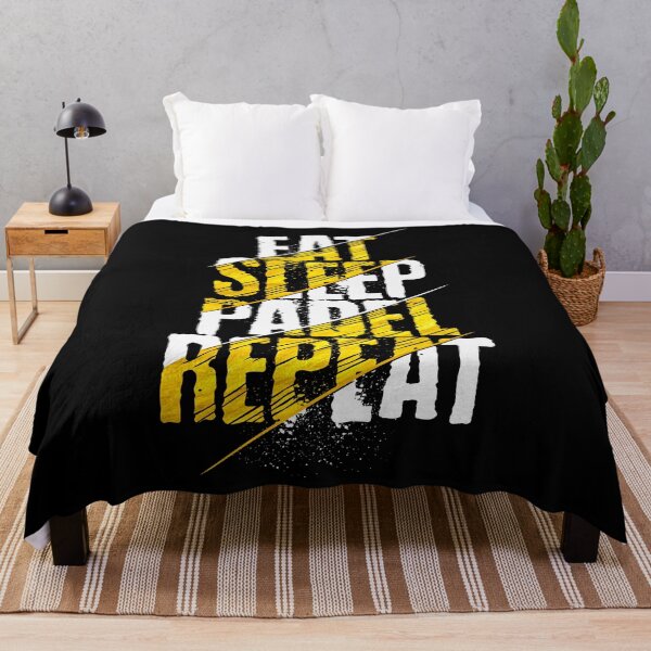 Item preview, Eat Sleep Padel Repeat Funny Paddle Tennis Player designed and sold by grinta2021.