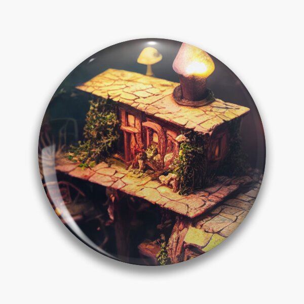Item preview, Majestic world of magic Mushrooms and cute houses designed and sold by Piotrek0001.