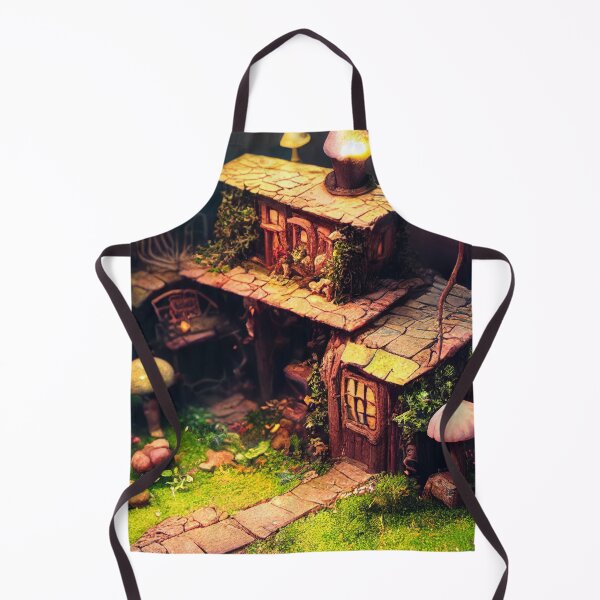 Item preview, Majestic world of magic Mushrooms and cute houses designed and sold by Piotrek0001.