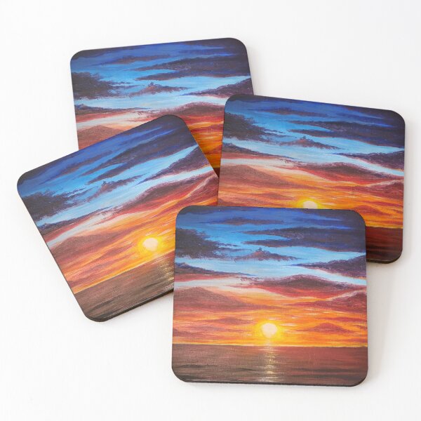 Item preview, Sunset painting  designed and sold by BerryPecanArts.
