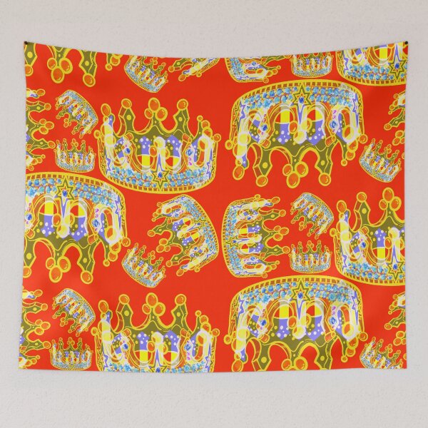 Item preview, KINGS CROWN RED  designed and sold by GIVENGRACE.ART.