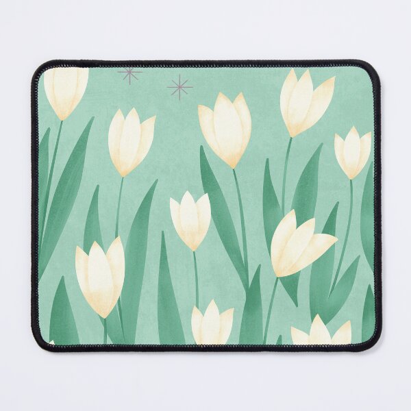Artikelvorschau, Feld mit weißen Tulpen entworfen und verkauft von Clémentine Douilly.