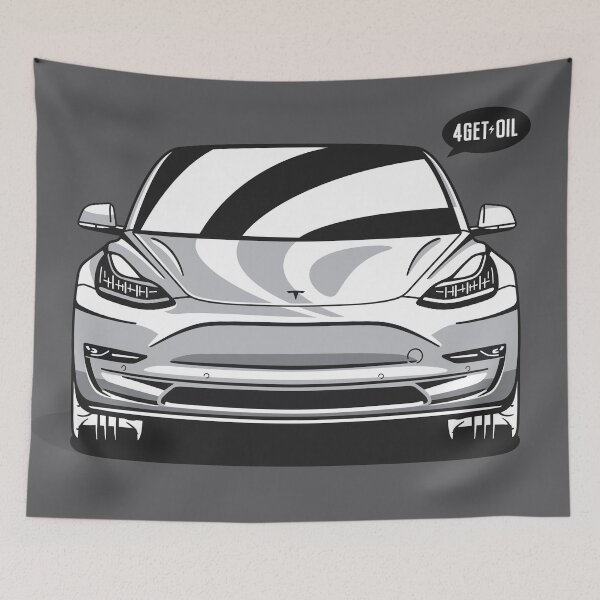 Item preview, Tesla Model 3 Original Fan Art serial number: TM3001BNWK designed and sold by valrusc.